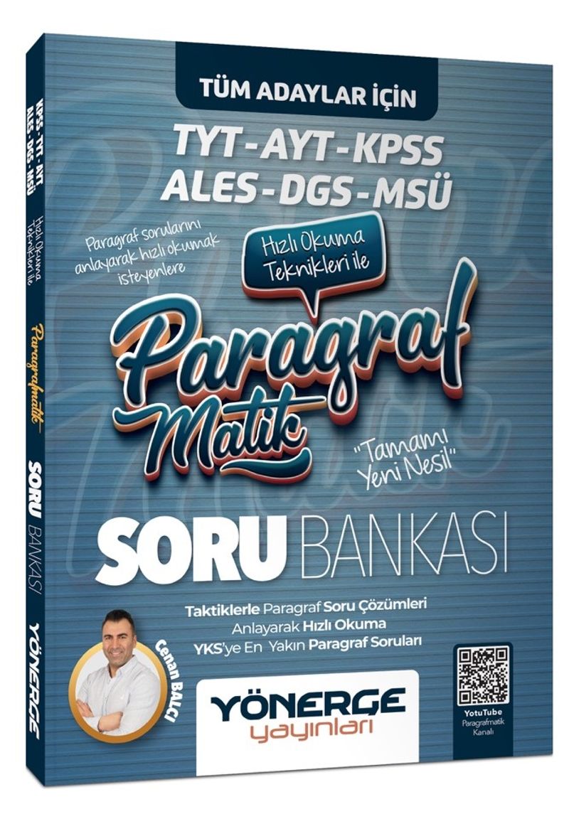 2023 KPSS TYT ALES DGS MSÜ Hızlı Okuma Teknikleri ile Paragrafmatik Soru Bankası kitap kapağı