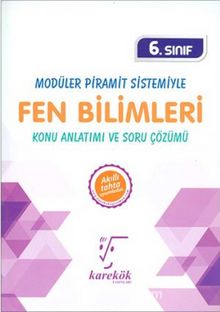 6. Sınıf Modüler Piramit Sistemiyle Fen Bilimleri Konu Anlatımı ve Soru Çözümü kitap kapağı