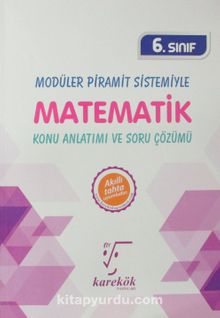 6. Sınıf Matematik Konu Anlatımlı / Modüler Piramit Sistemi kitap kapağı