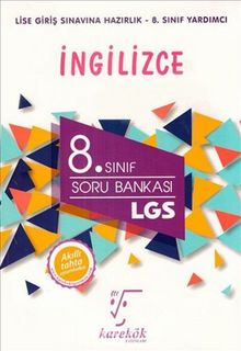 8. Sınıf LGS İngilizce Soru Bankası kitap kapağı