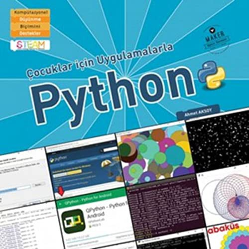 Çocuklar için Uygulamalarla Python kitap kapağı