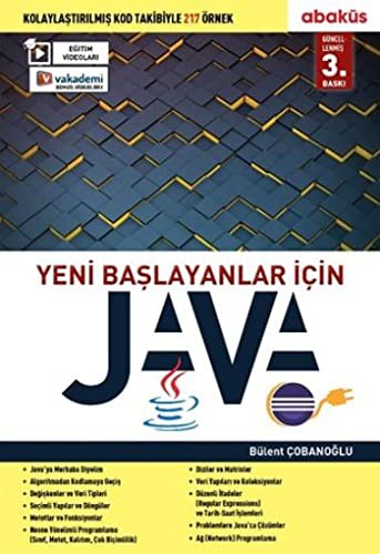 Yeni Başlayanlar için Java (Eğitim Videolu) kitap kapağı