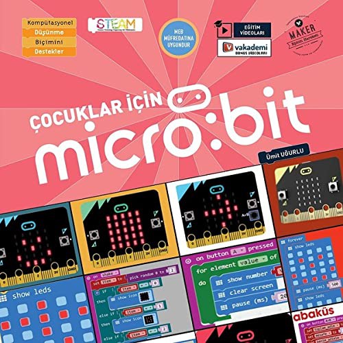 Çocuklar İçin Micro:Bit (Eğitim Videolu) kitap kapağı
