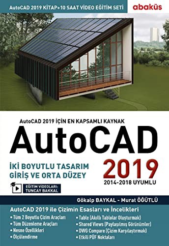 AutoCAD 2019 (Video Eğitim Seti) kitap kapağı