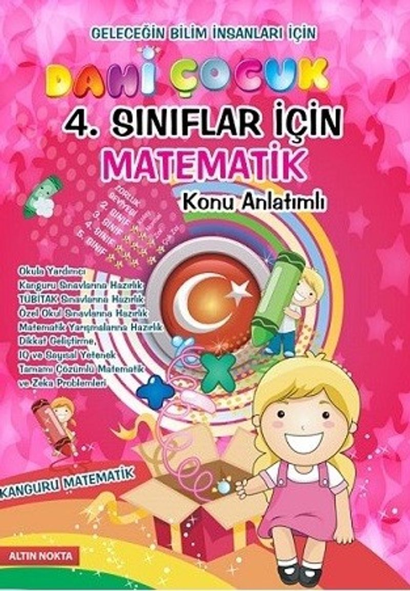 4. Sınıf Dahi Çocuk Matematik Konu Anlatımlı kitap kapağı