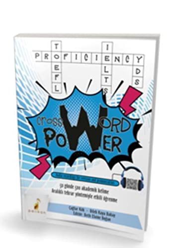 Crossword Power 50 Günde 500 Akademik Kelime Audio Recordings for Revision and Pronunciation kitap kapağı