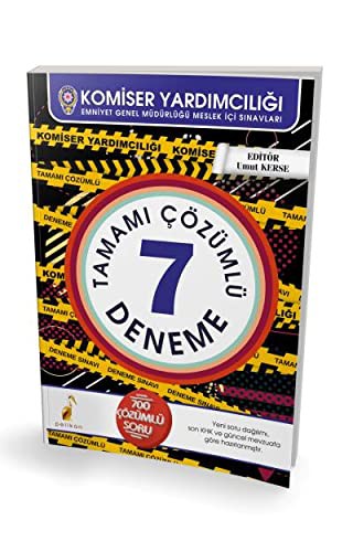Komiser Yardımcılığı 7 Çözümlü Deneme Sınavı 2018 kitap kapağı