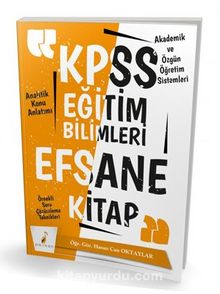 2020 KPSS Eğitim Bilimleri Efsane Tek Kitap Konu Anlatımlı kitap kapağı