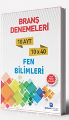 AYT Fen Bilimleri 10 Branş Deneme kitap kapağı