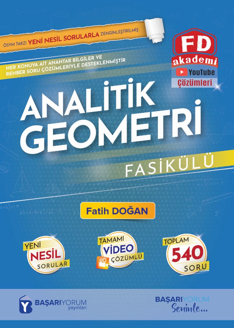 Analitik Geometri Fasikülü kitap kapağı