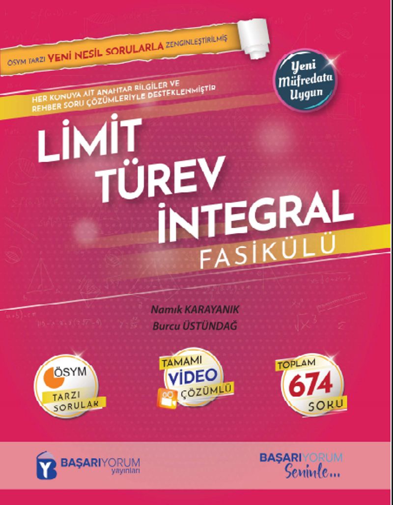 Limit Türev İntegral Fasikülü kitap kapağı