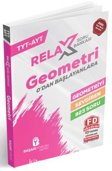 TYT-AYT Relax Geometri Soru Bankası 0'dan Başlayanlara kitap kapağı