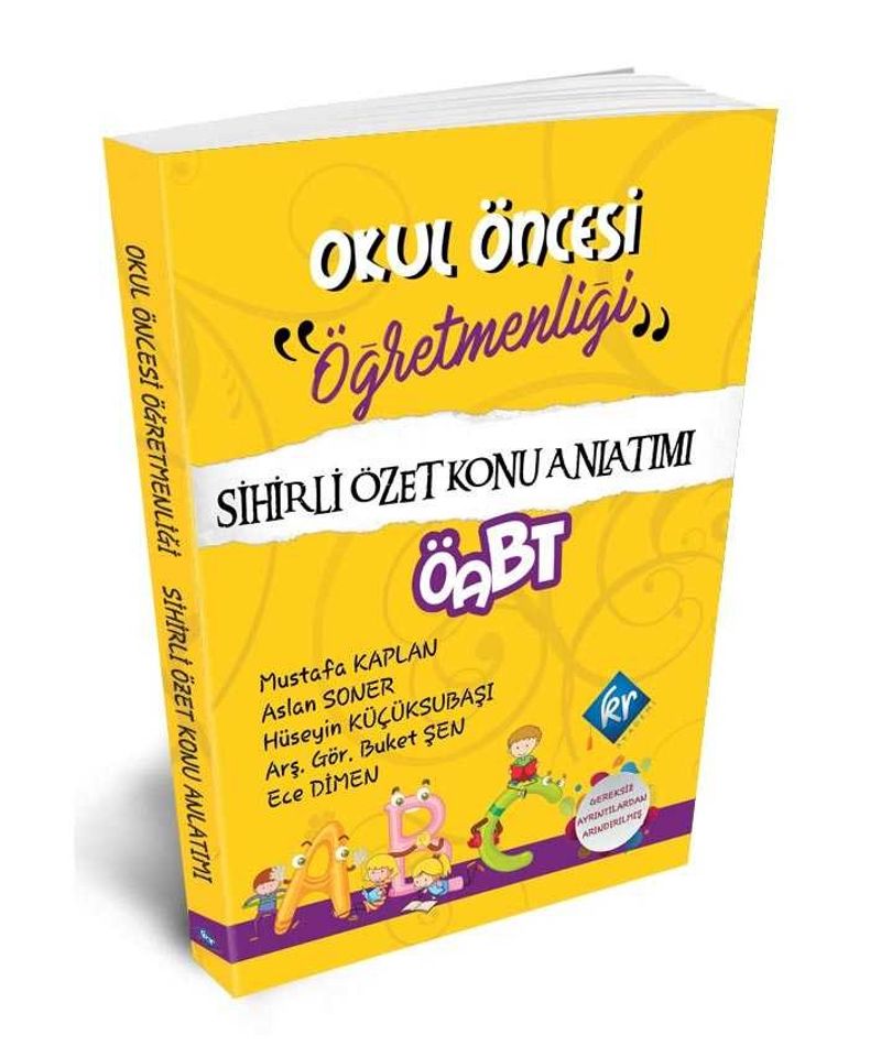 2022 ÖABT Okul Öncesi Öğretmenliği Sihirli Konu Anlatımı kitap kapağı