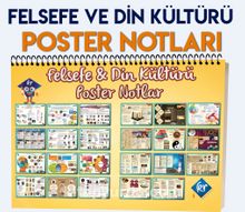 TYT Felsefe ve Din Kültürü Poster Notlar kitap kapağı