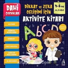 Dahi Çocuklar Aktivite Kitabı 4-5 Yaş / Alfabe kitap kapağı
