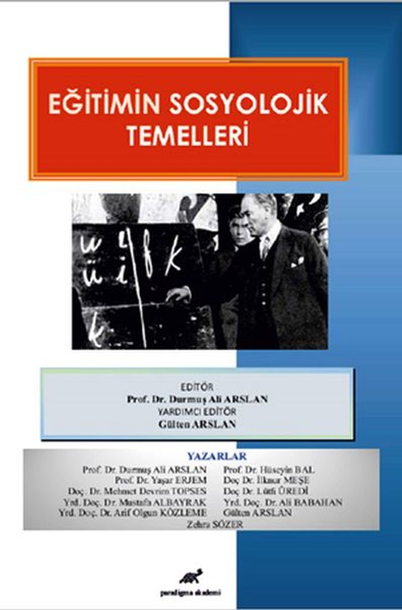 Eğitimin Sosyolojik Temelleri kitap kapağı