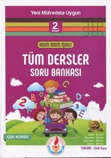 2. Sınıf Adım Adım Işıklı Tüm Dersler Soru Bankası kitap kapağı