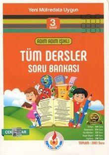 3. Sınıf Adım Adım Işıklı Tüm Dersler Soru Bankası kitap kapağı
