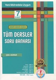 7. Sınıf Adım Adım Işıklı Tüm Dersler Soru Bankası kitap kapağı