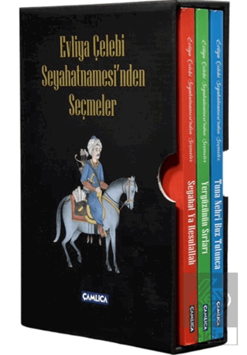 Evliya Çelebi Seyahatnamesinden Seçmeler ( 3 Kitap Set ) kitap kapağı