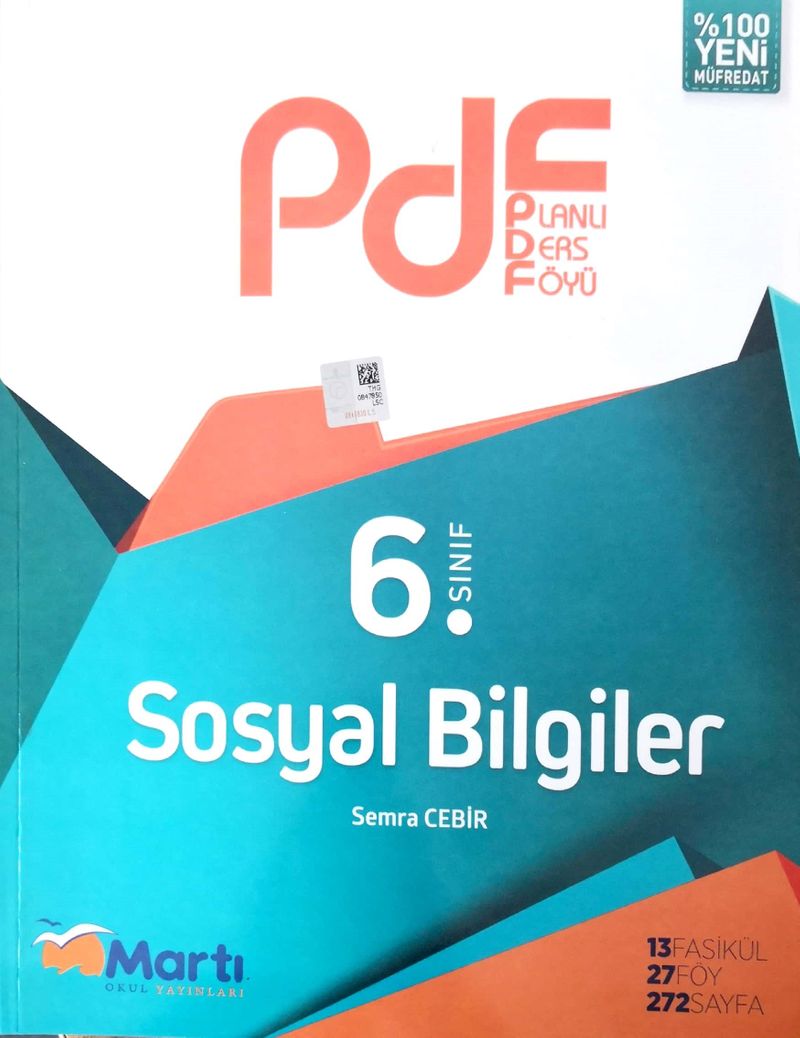 6. Sınıf Sosyal Bilgiler Pdf Planlı Ders Föyü kitap kapağı