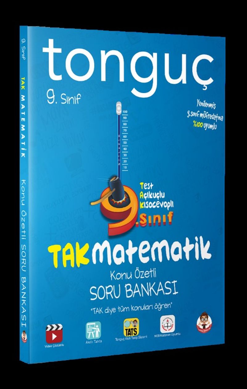 9. Sınıf TAK Matematik Konu Özetli Soru Bankası kitap kapağı