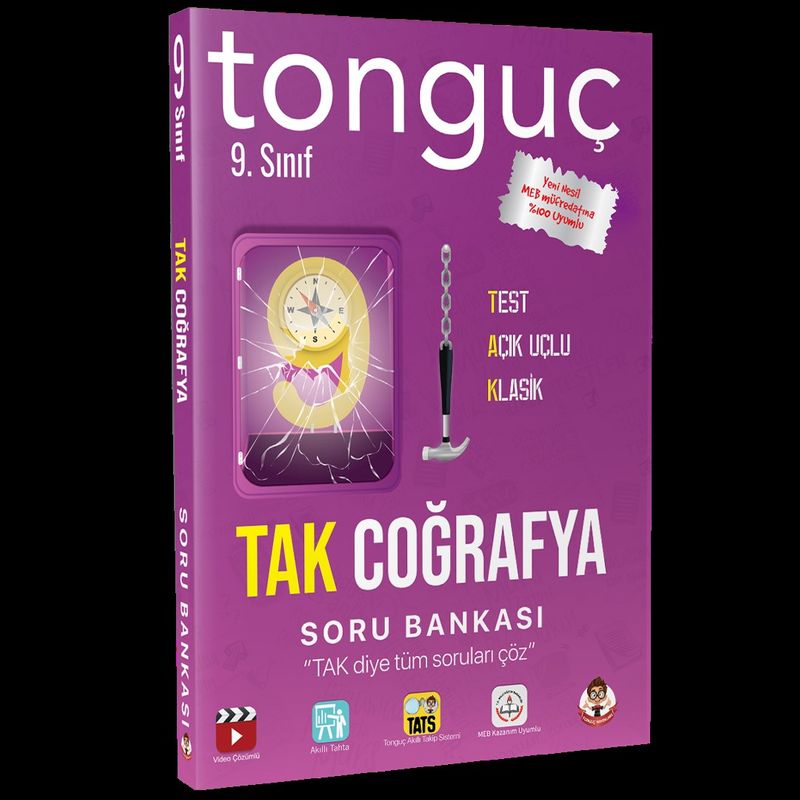 9. Sınıf TAK Coğrafya Konu Özetli Soru Bankası kitap kapağı