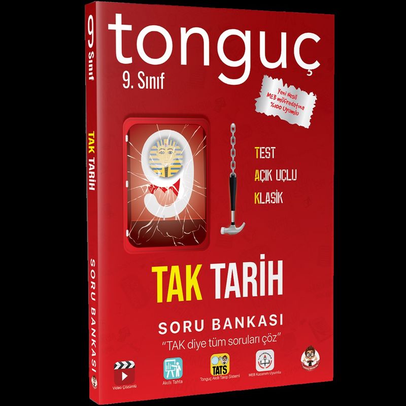 9. Sınıf TAK Tarih Konu Anlatımlı Soru Bankası kitap kapağı