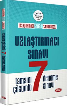2021 Uzlaştırmacı Sınavı Tamamı Çözümlü 7 Deneme Sınavı kitap kapağı