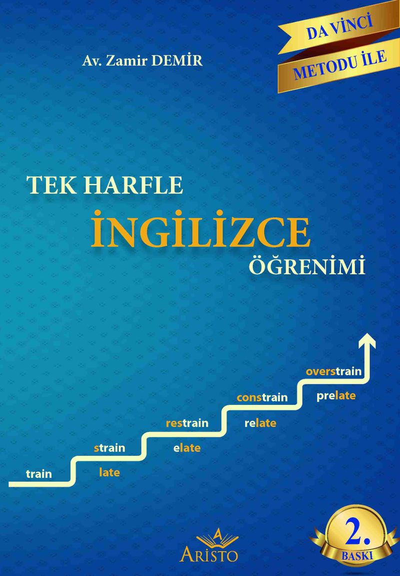 Da Vinci Metodu İle Tek Harfle İngilizce Öğrenimi kitap kapağı