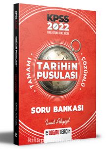 2022 KPSS Tarihin Pusulası Tamamı Çözümlü Soru Bankası kitap kapağı