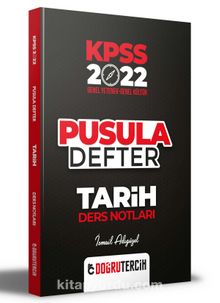 2022 KPSS Tarih Pusula Defter Ders Notları kitap kapağı