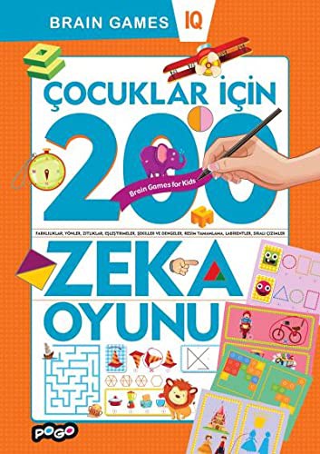 Çocuklar İçin 200 Zeka Oyunu kitap kapağı