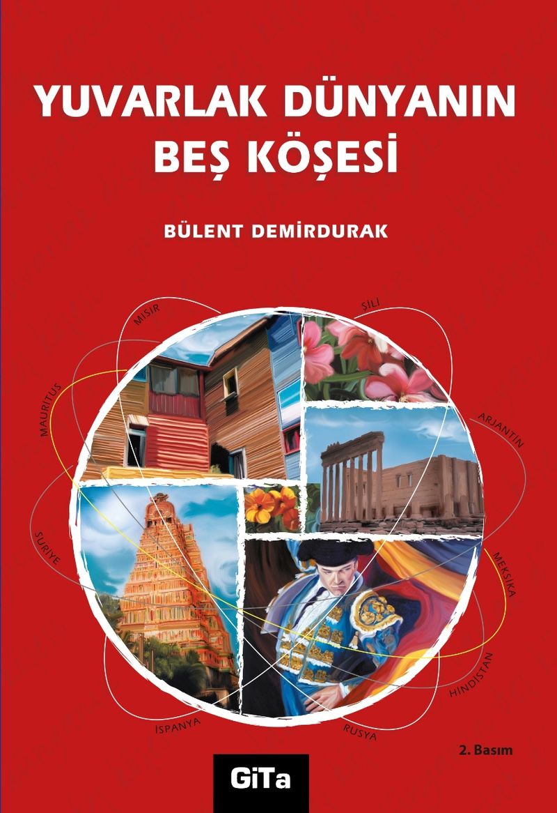 Yuvarlak Dünyanın Beş Köşesi kitap kapağı