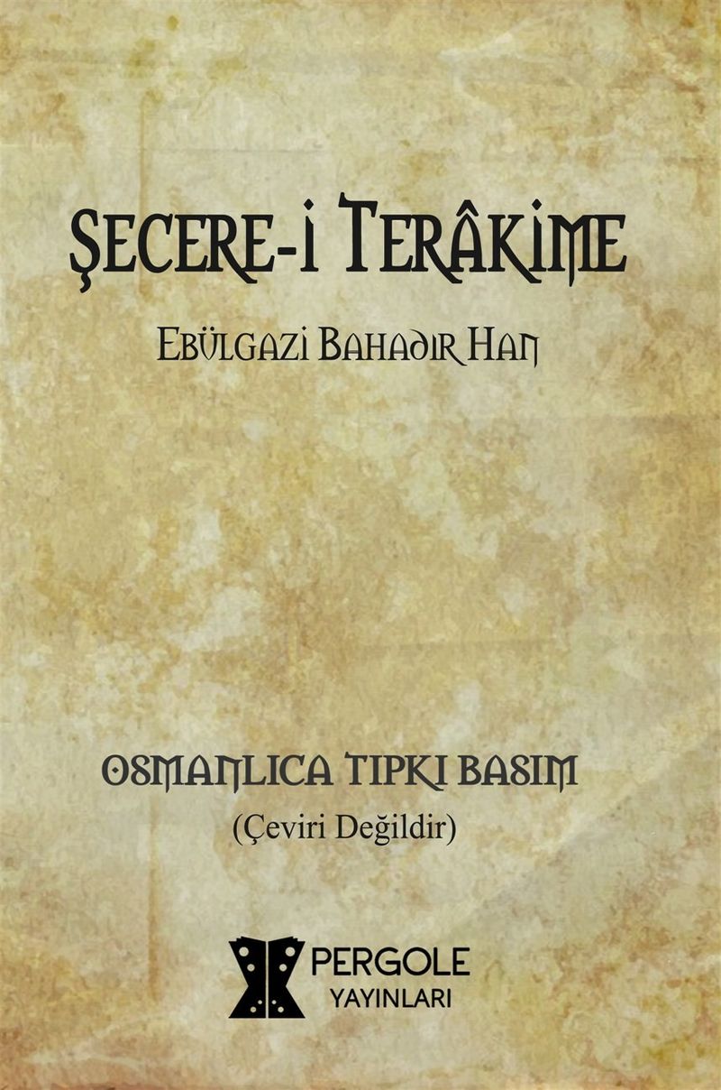 Şecere-i Terakime kitap kapağı