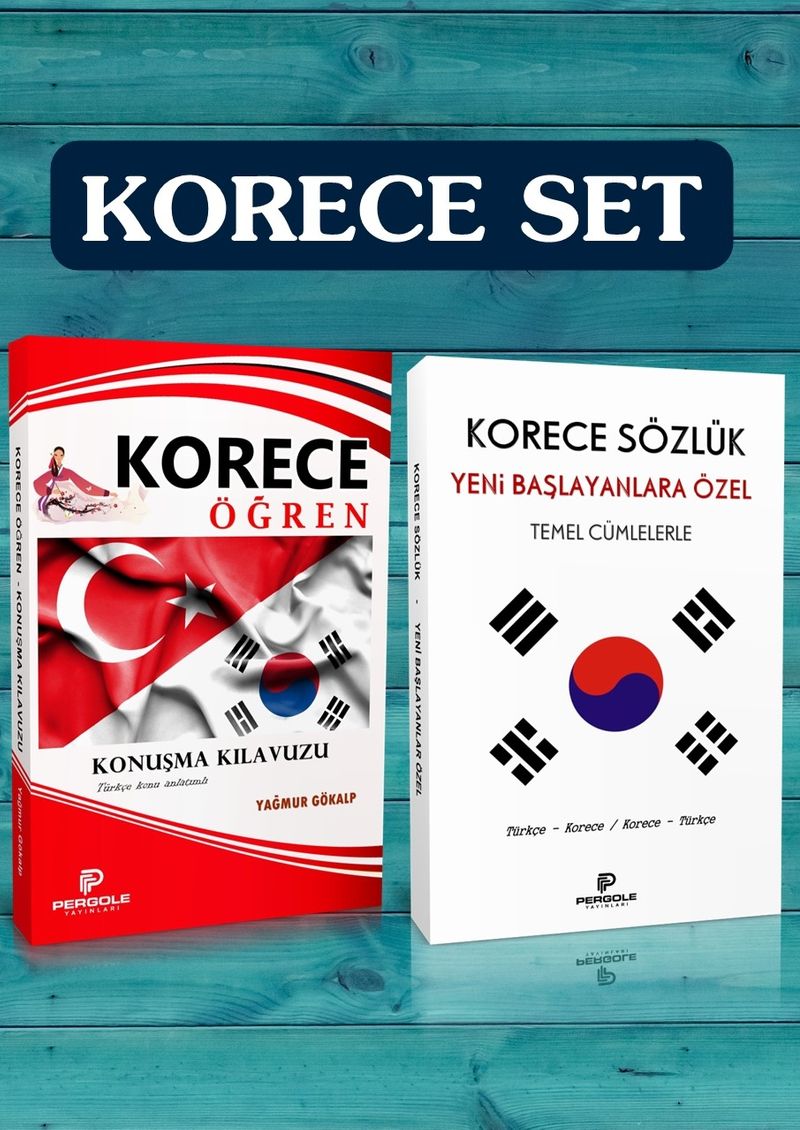 Korece Öğren Seti (2 Kitap) kitap kapağı