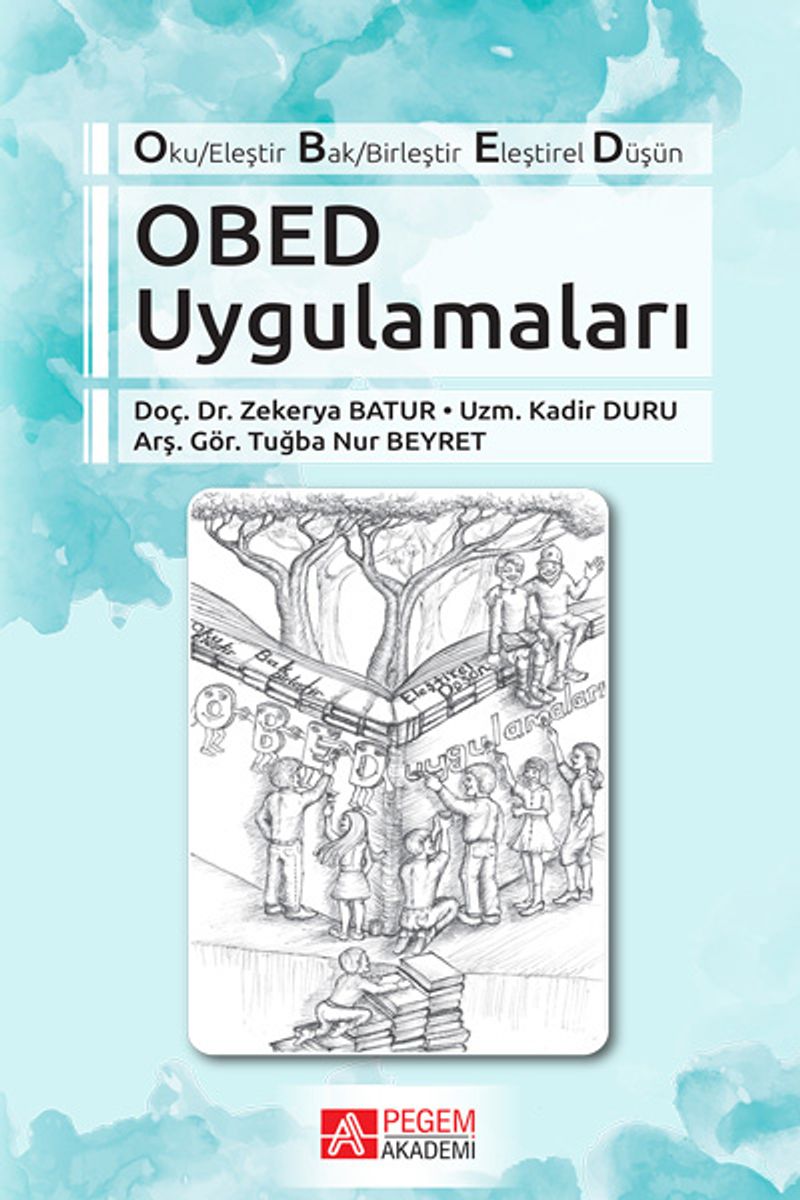 OBED Uygulamaları Oku/Eleştir Bak/Birleştir Eleştirel Düşün kitap kapağı