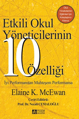 Etkili Okul Yöneticilerinin 10 Özelliği kitap kapağı