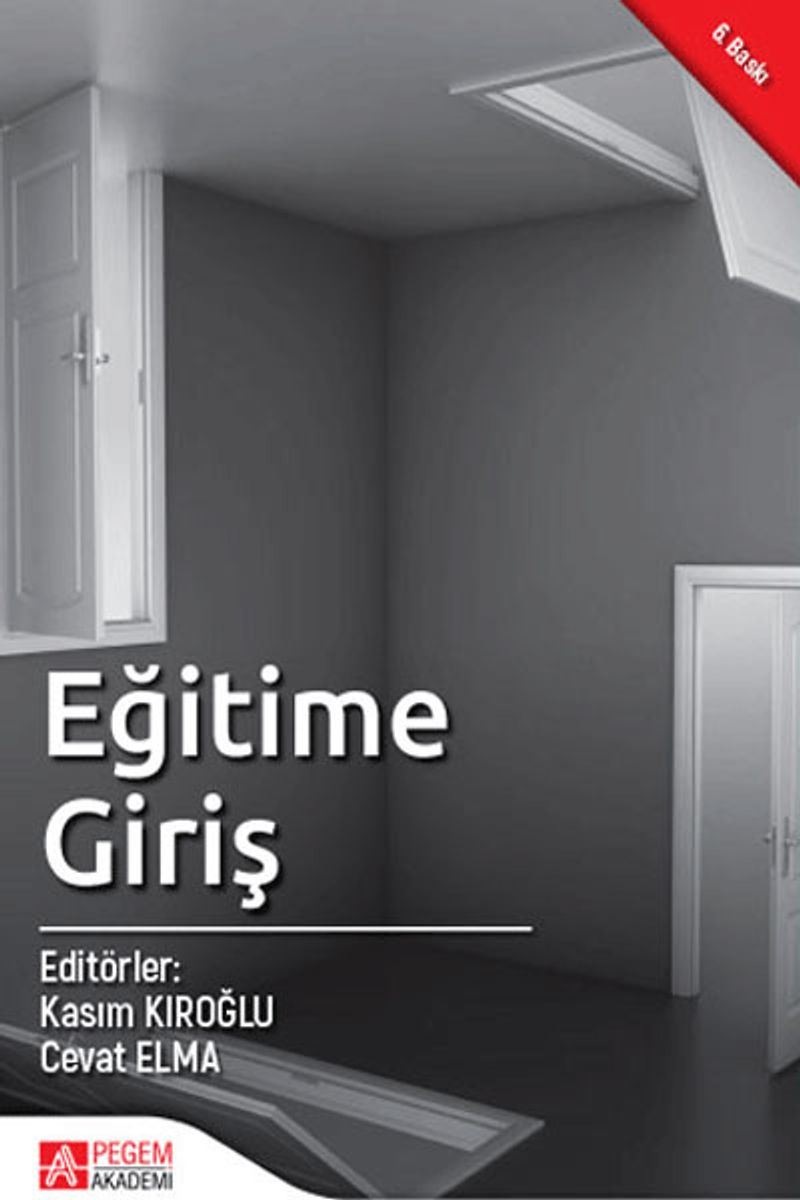Eğitime Giriş (Kasım Kıroğlu - Cevat Elma) kitap kapağı