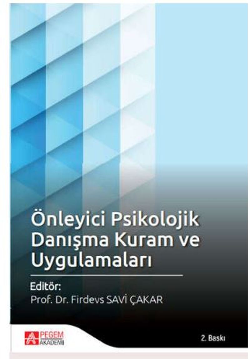 Önleyici Psikolojik Danışma Kuram ve Uygulamaları kitap kapağı