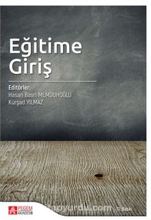 Eğitime Giriş kitap kapağı