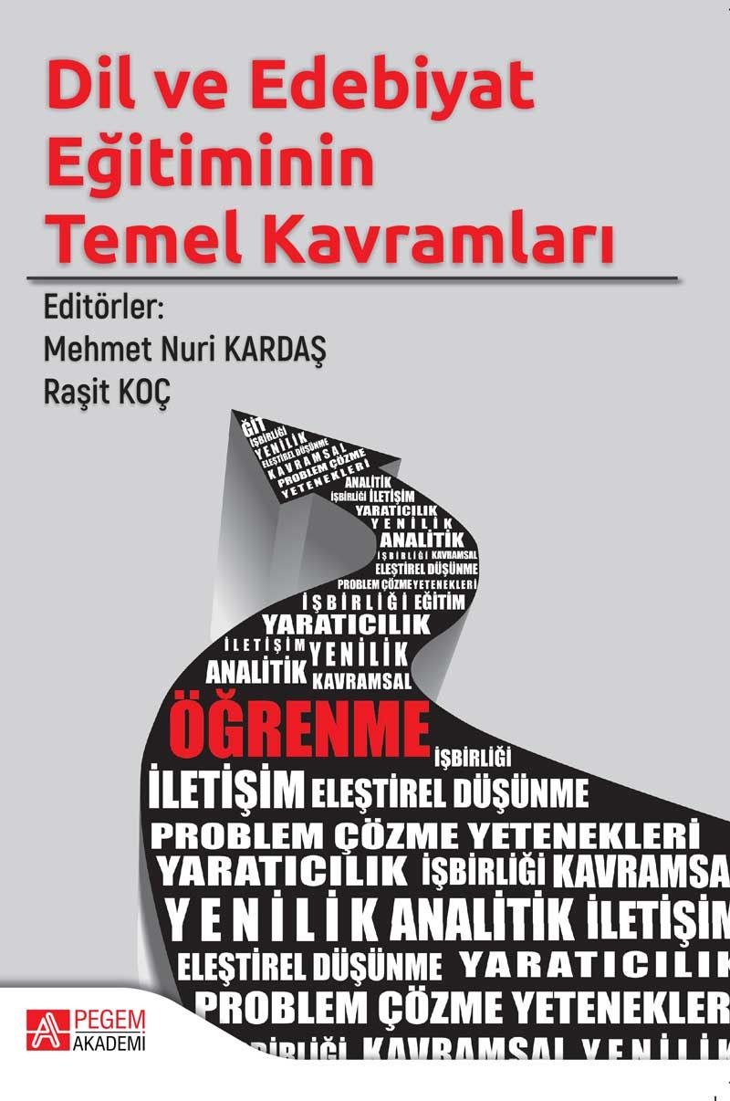 Dil ve Edebiyat Eğitiminin Temel Kavramları kitap kapağı