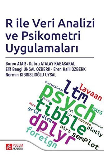 R ile Veri Analizi ve Psikometri Uygulamaları kitap kapağı