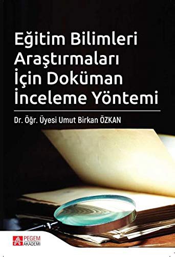 Eğitim Bilimleri Araştırmaları İçin Doküman İnceleme Yöntemi kitap kapağı