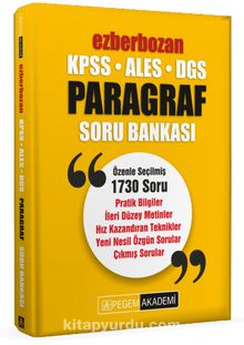 KPSS ALES DGS Ezberbozan Paragraf Soru Bankası kitap kapağı