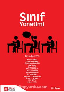 Sınıf Yönetimi (Edit.Zeki Kaya) kitap kapağı