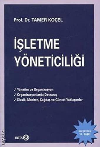 İşletme Yöneticiliği kitap kapağı