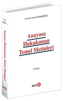Anayasa Hukukunun Temel Metinleri (Ciltsiz) kitap kapağı