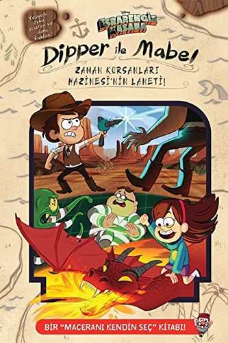 Disney Esrarengiz Kasaba / Dipper ve Mabel Zaman Korsanları Hazinesi’nin Laneti kitap kapağı