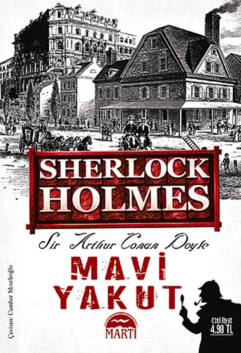 Mavi Yakut - Sherlock Holmes kitap kapağı